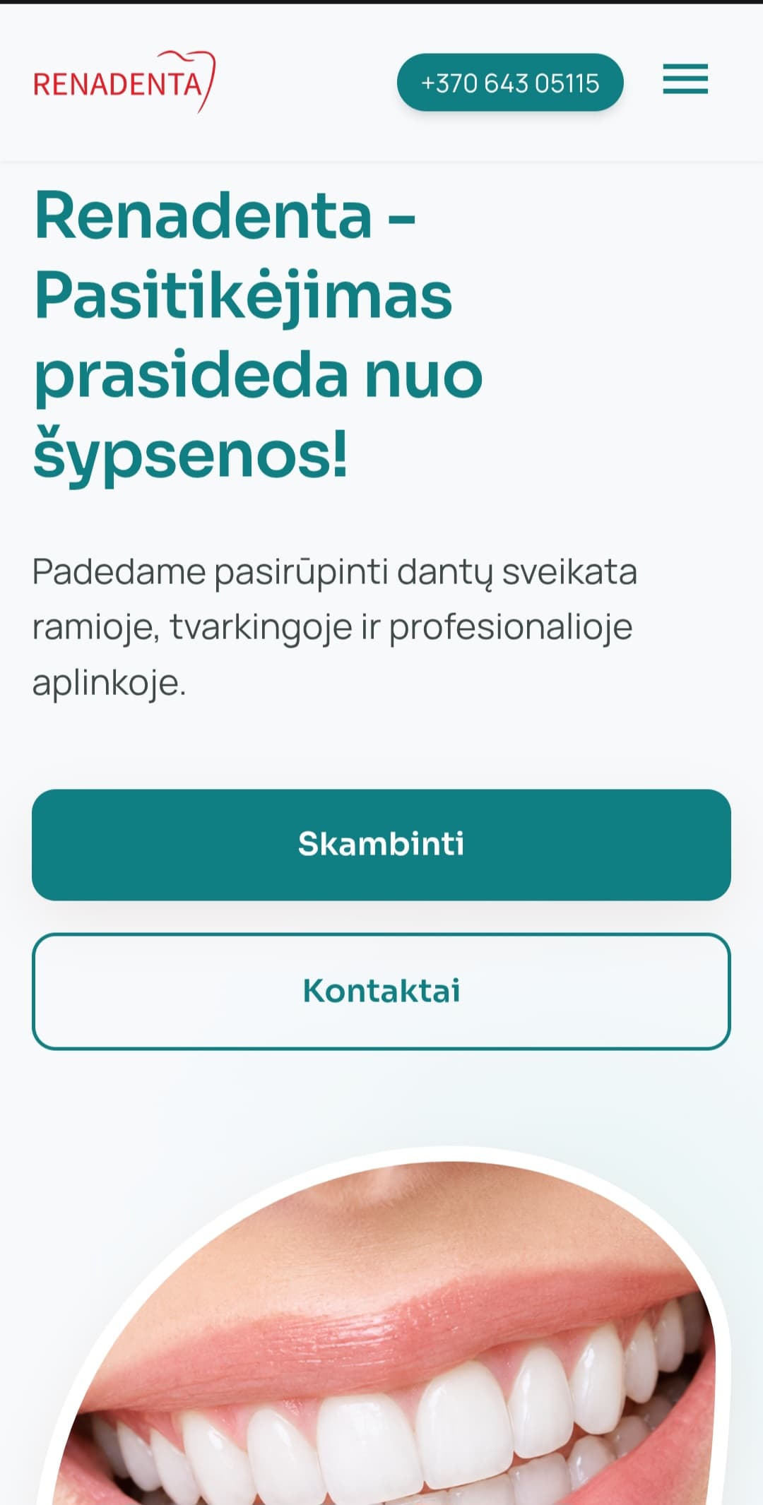 Mobilioji versija po atnaujinimo